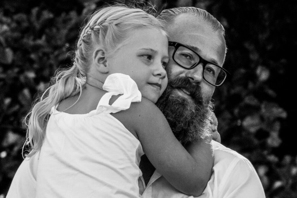 Vater und Tocher - Familienfotografie